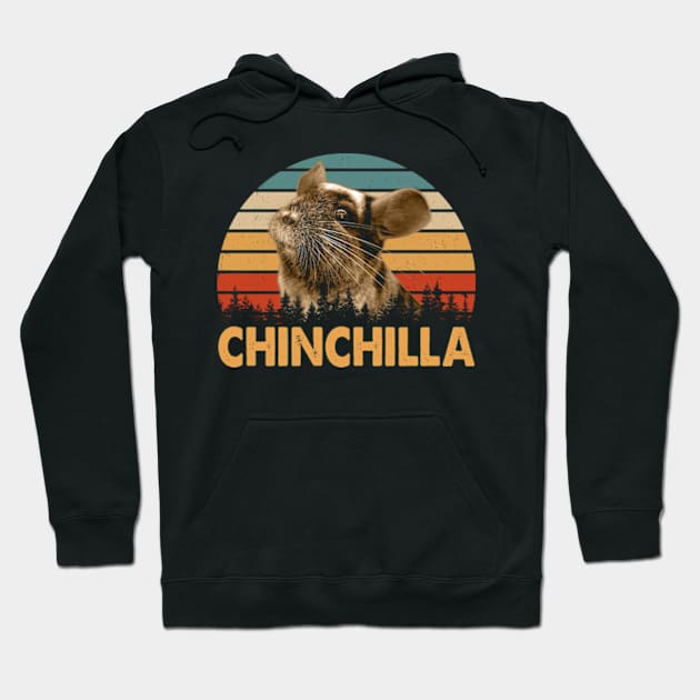 Fluffy Tales Chinchilla Chronicles, Stylish Tee for Rodent Aficionados Hoodie by Chocolate Candies